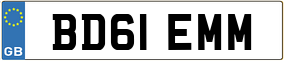 Truck License Plate